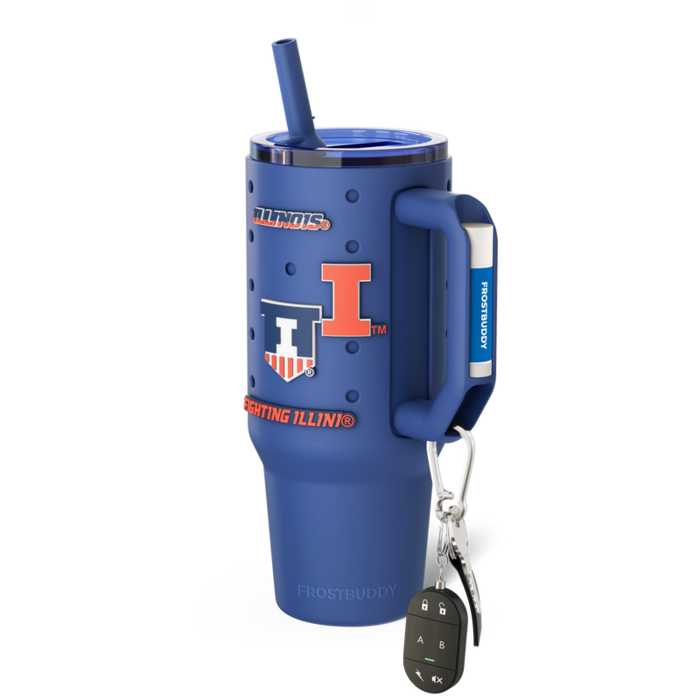 40oz Illinois Fighting Illini Skin And Budz Bundle