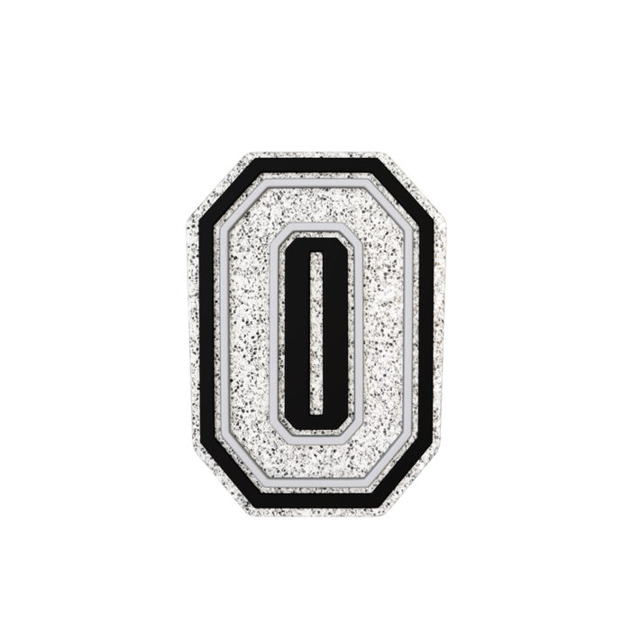 Silver Letter O