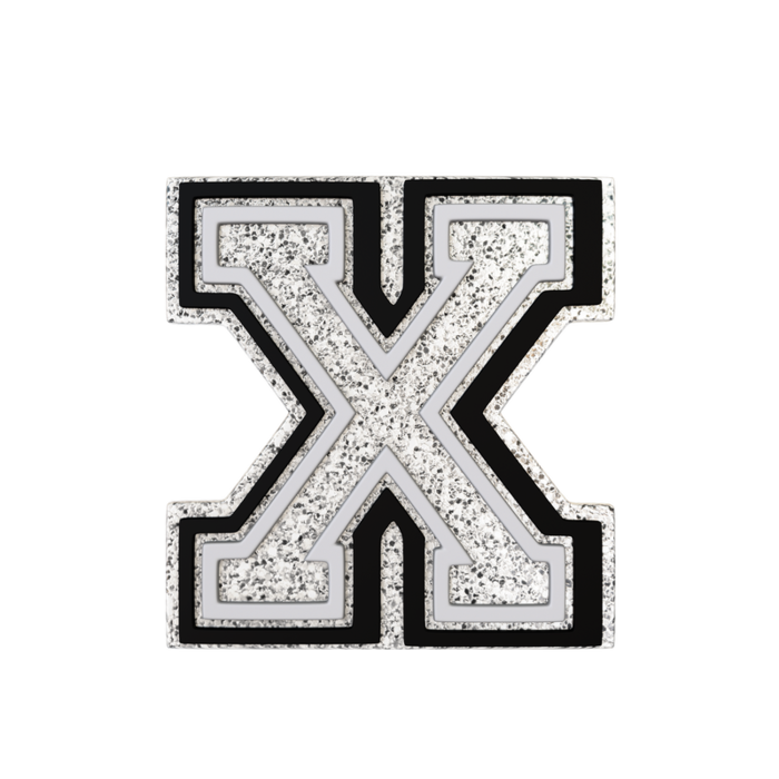 Silver Letter X