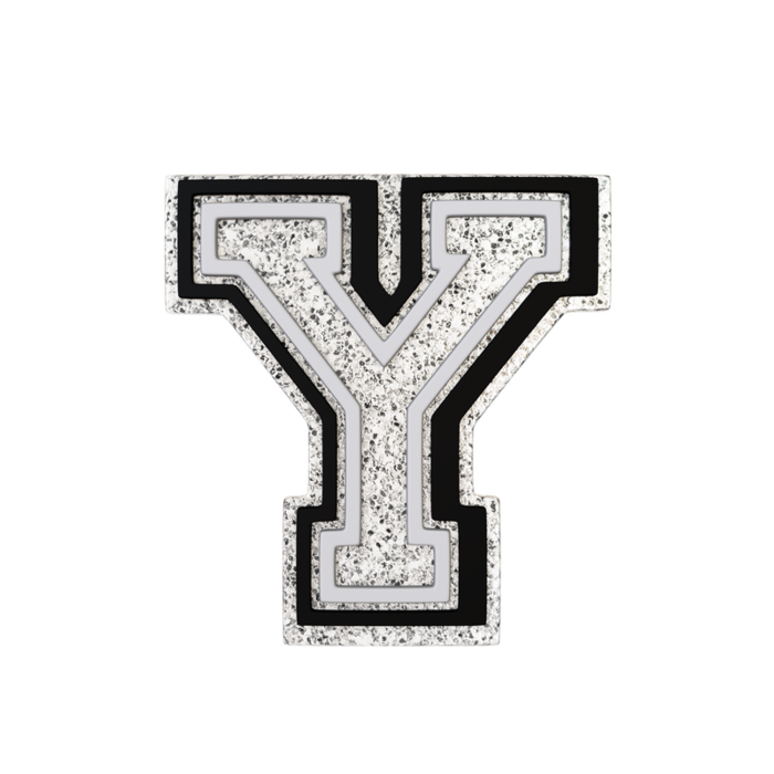 Silver Letter Y