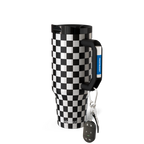 40oz Black u0026 White Checkered