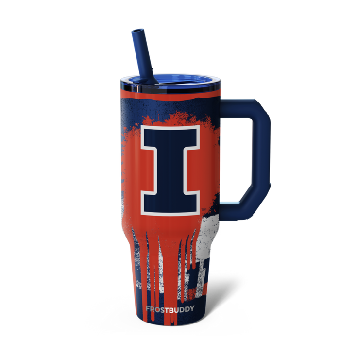 40oz Illinois Fighting Illini Drip