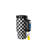 16oz Black u0026 White Checkered