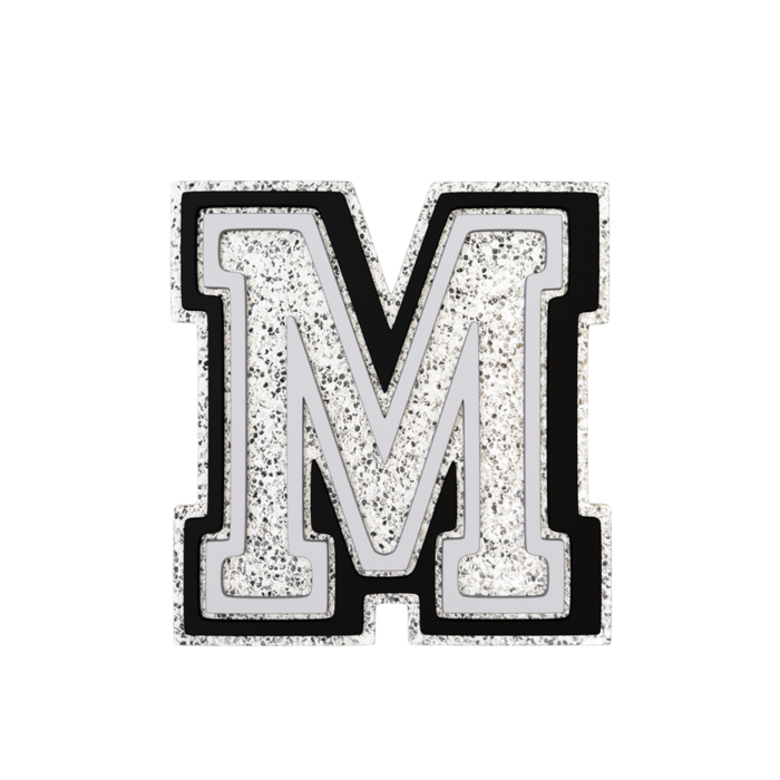 Silver Letter M