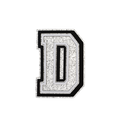 Silver Letter D