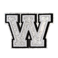 Silver Letter W
