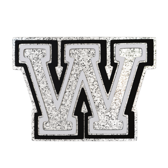 Silver Letter W