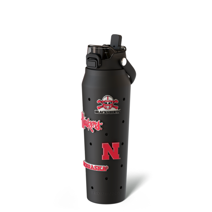 32oz Nebraska Cornhuskers Skin And Budz Bundle