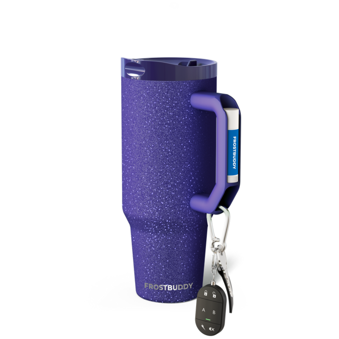 40oz Purple Glitz