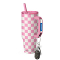 40oz Pink Checkered