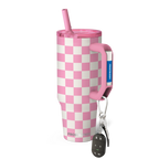 40oz Pink Checkered