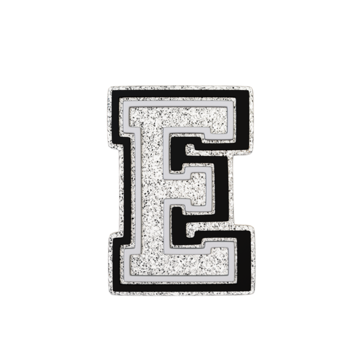 Silver Letter E