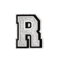 Silver Letter R