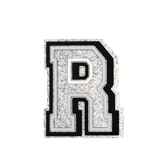 Silver Letter R