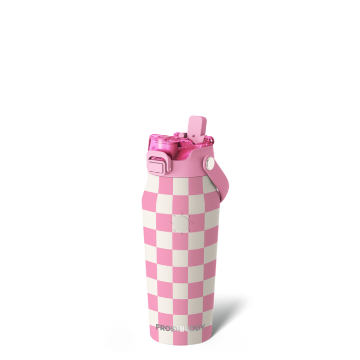 16oz Pink Checkered