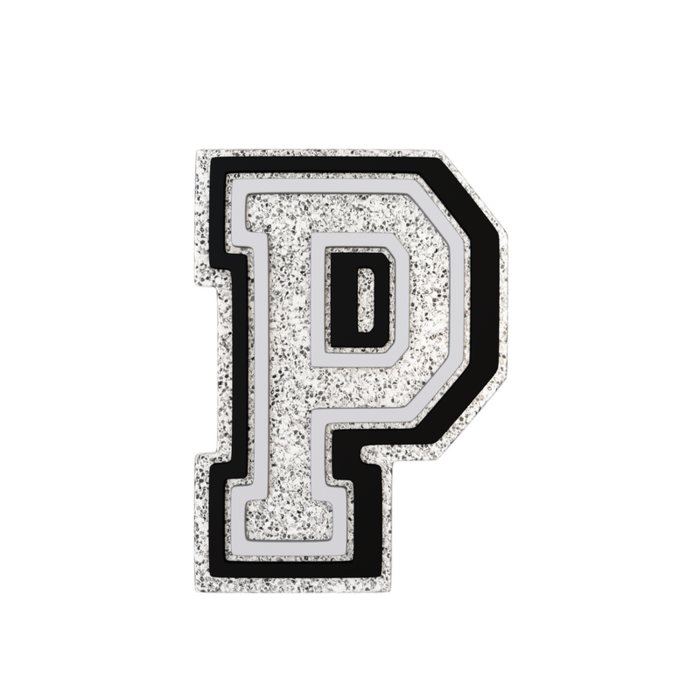 Silver Letter P